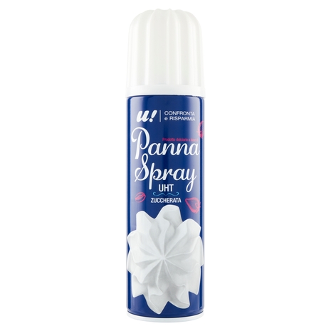 Panna Spray UHT Zuccherata U! Confronta e Risparmia